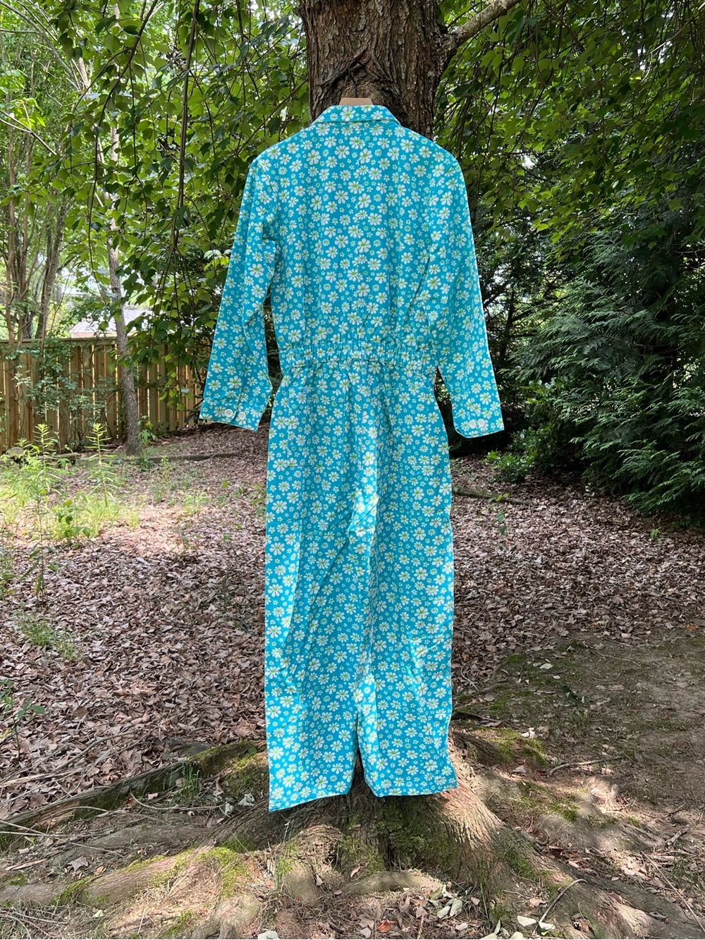 Big Bud Press Blue Lazy Daisy Everyday Jumpsuit Size L - Picture 4 of 7